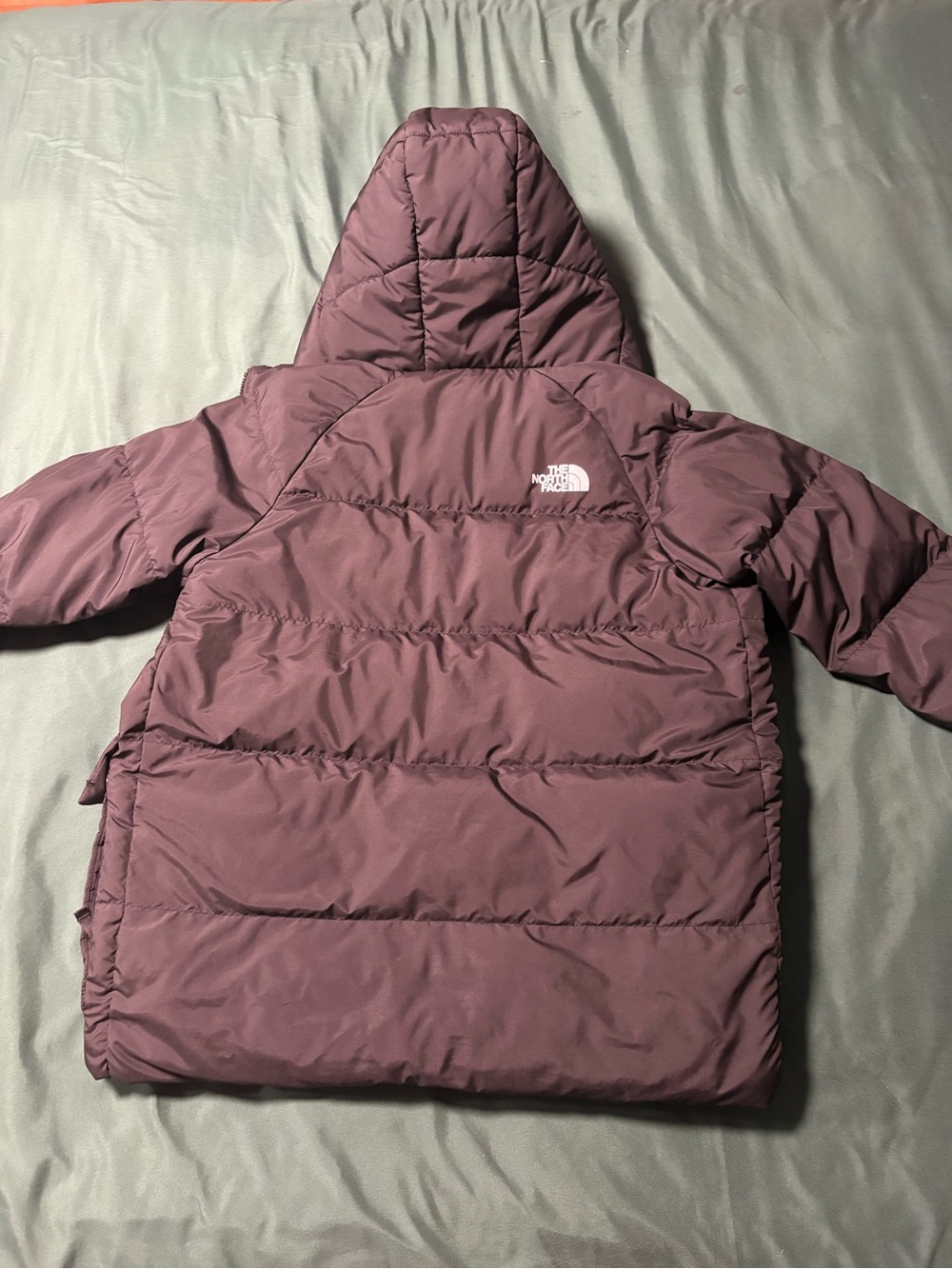 The North Face Kids' Hooded Puffer Jacket — Plum